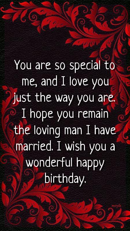 happy birthday my lovely husband wishes